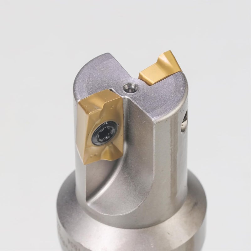 Jerax tools R8 Shank Indexable 1" End Mill, 1" Diameter 90 Degree High Speed Milling Cutter with Replaceable Carbide Insert - Image 4
